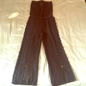 Swim suit cover up jumpsuit